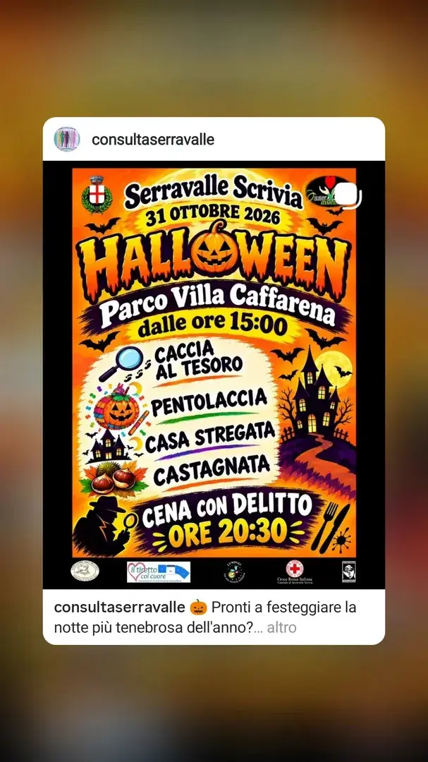 Locandina: Halloween a Serravalle Scrivia 2026