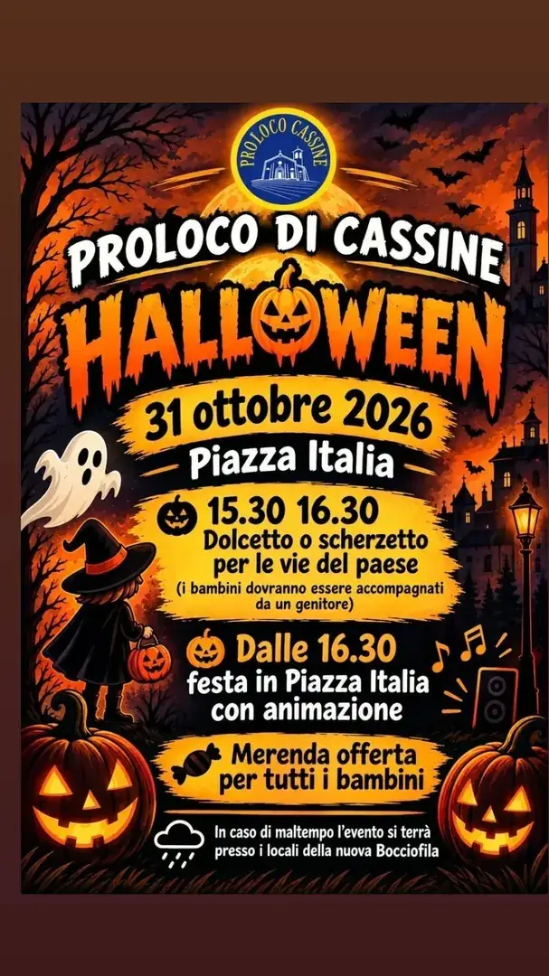 Locandina: Halloween - Pro Loco di Cassine