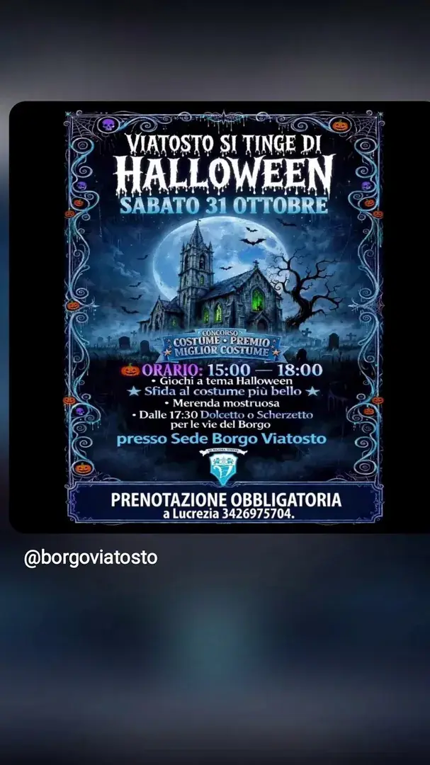 Locandina: Viatosto si tinge di Halloween