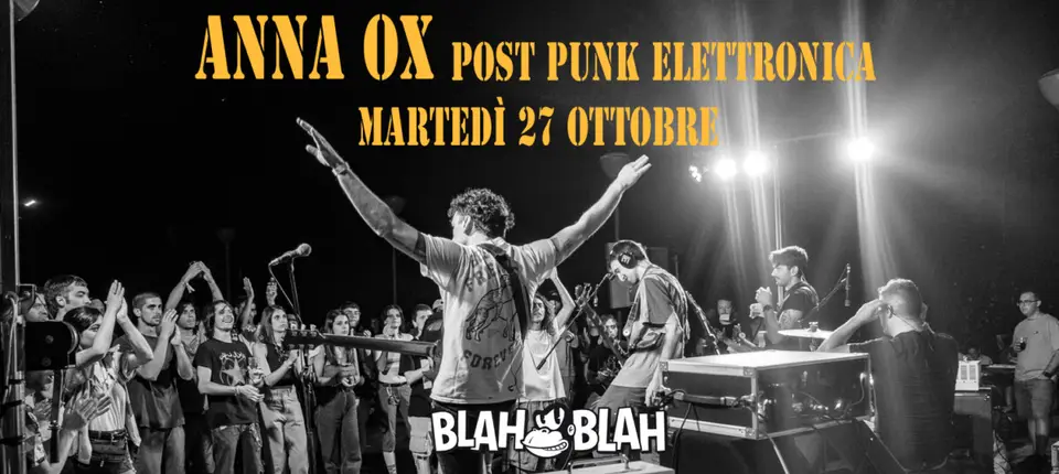 Locandina: Anna Ox – Post Punk elettronica