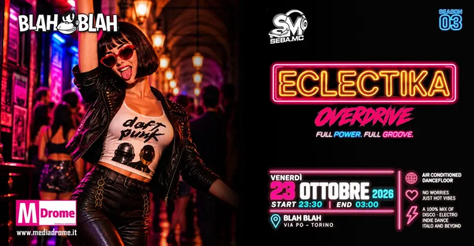 Locandina: ECLECTIKA 03 // OVERDRIVE 🔴⚡