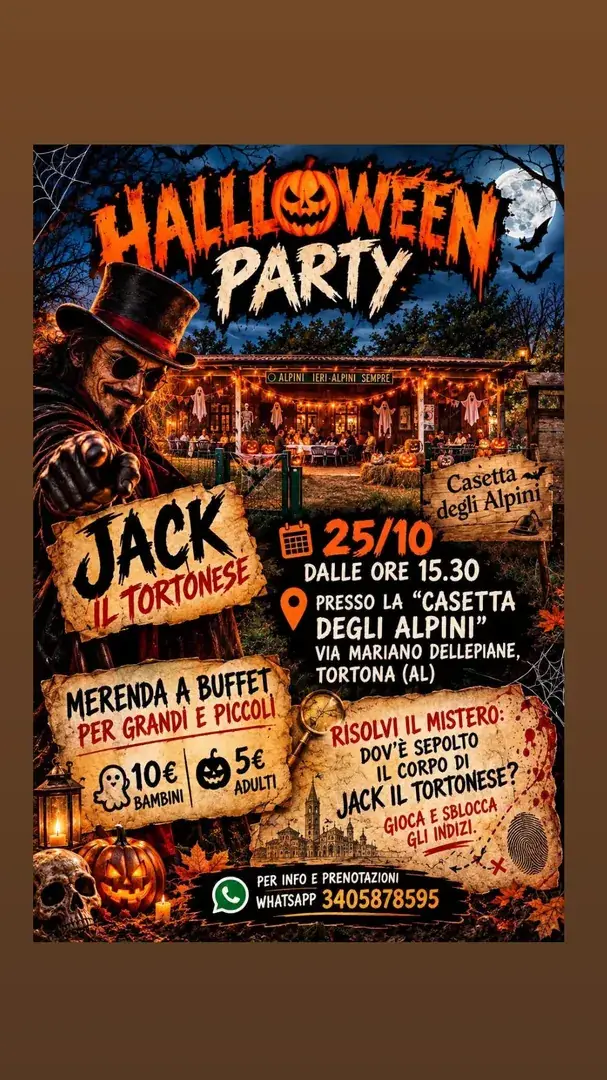 Locandina: Halloween Party - Jack il Tortonese