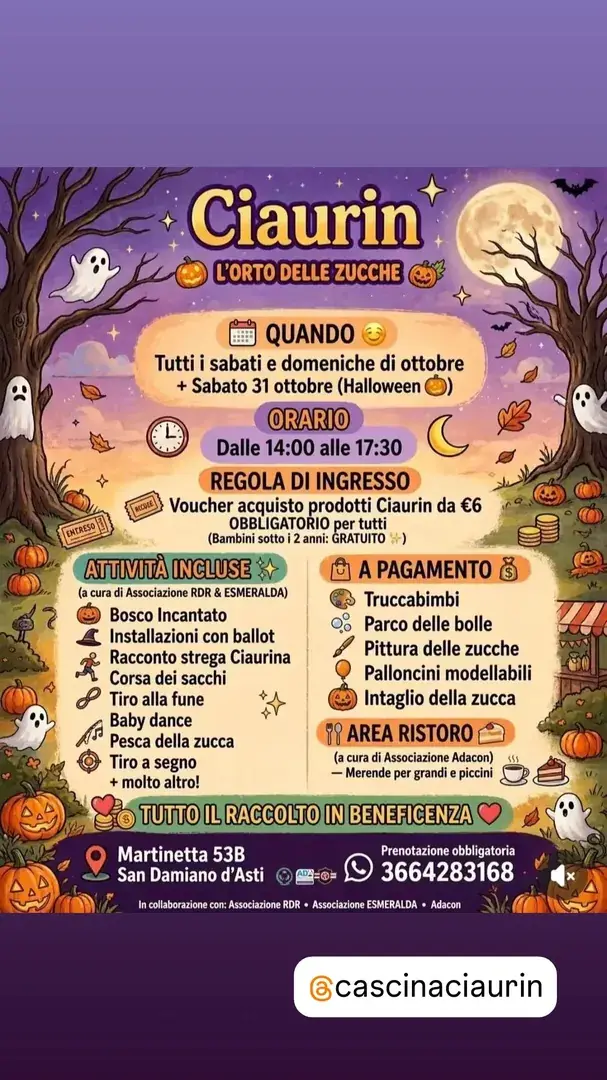 Locandina: Ciaurin - L'Orto delle Zucche