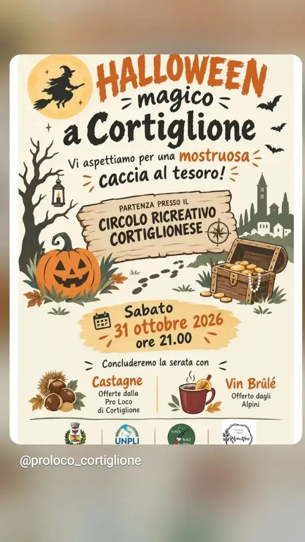 Locandina: Halloween Magico a Cortiglione - Caccia al Tesoro