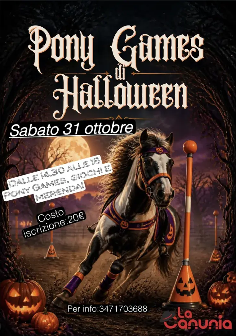 Locandina: Pony Games di Halloween - La Canunia