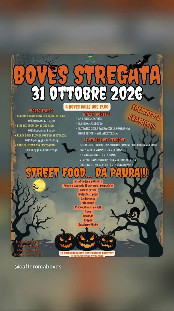 Locandina: Boves Stregata 2026