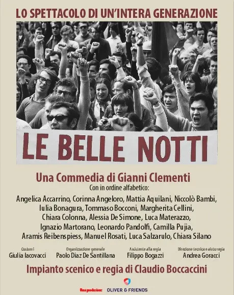 Locandina: Le belle notti - Gianni Clementi, regia di Claudio Boccaccini