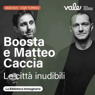 Locandina: BOOSTA / MATTEO CACCIA - LE CITTA' INUDIBILI
