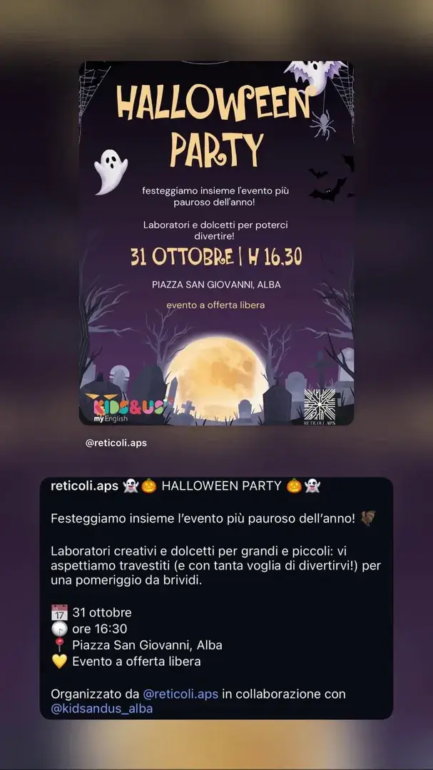Locandina: Halloween Party - Reticoli APS